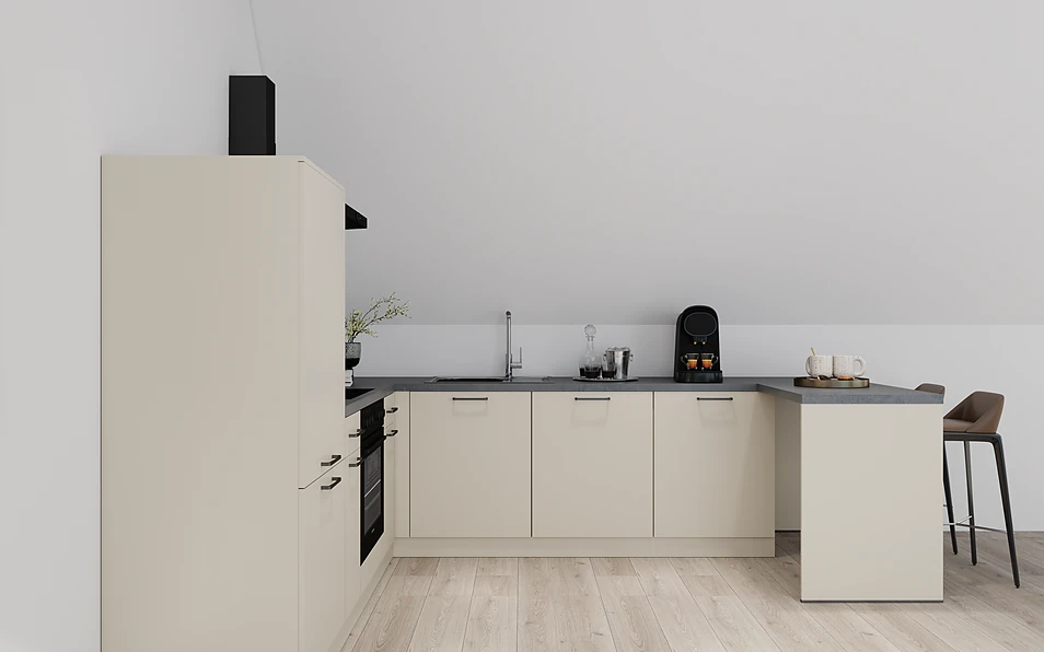 Nobilia SPA U-shaped kitchen 247 cm x 285 cm nobi smart Basic Coohom 0