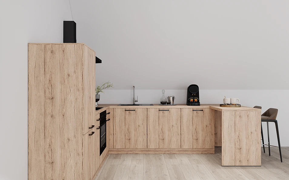 Nobilia SPA U-shaped kitchen 247 cm x 285 cm nobi smart Basic Coohom 0