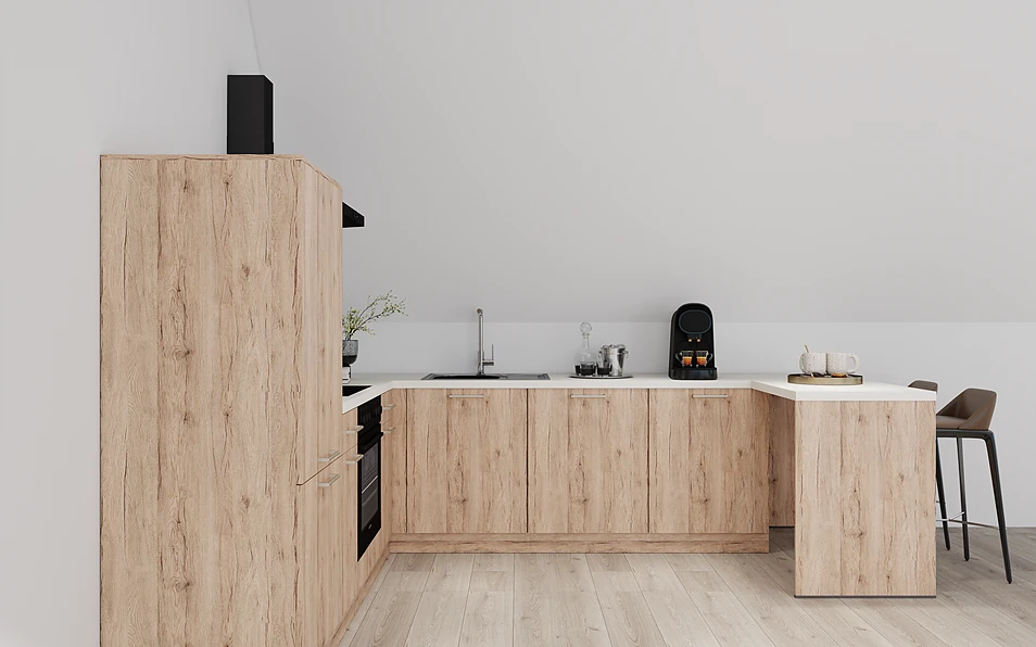 Nobilia SPA U-shaped kitchen 247 cm x 285 cm nobi smart Basic Coohom 0
