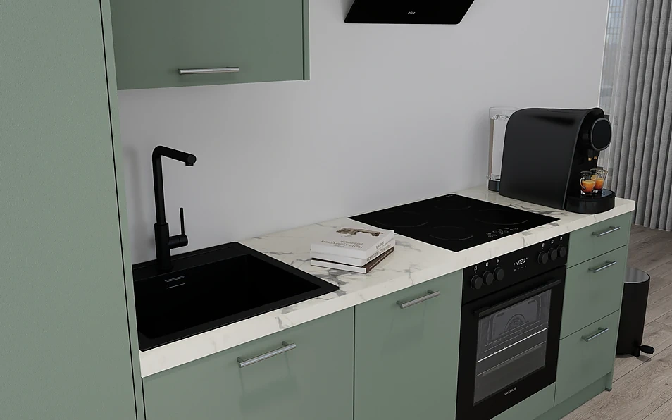 Nobilia SPA Kitchen unit 274 cm nobi smart Comfort Coohom 2