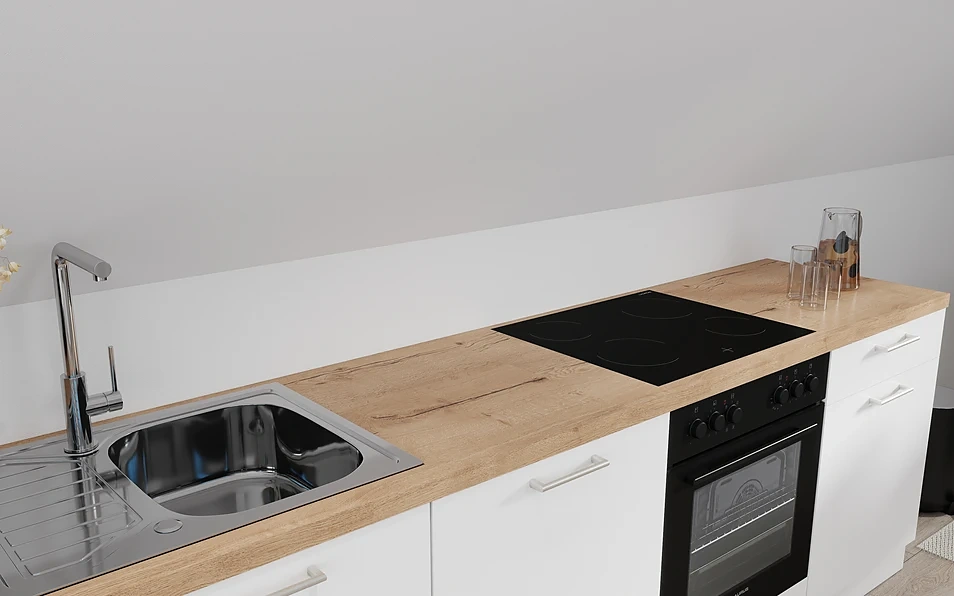 Nobilia SPA Küchenzeile 300 cm nobi smart Basis Coohom 2