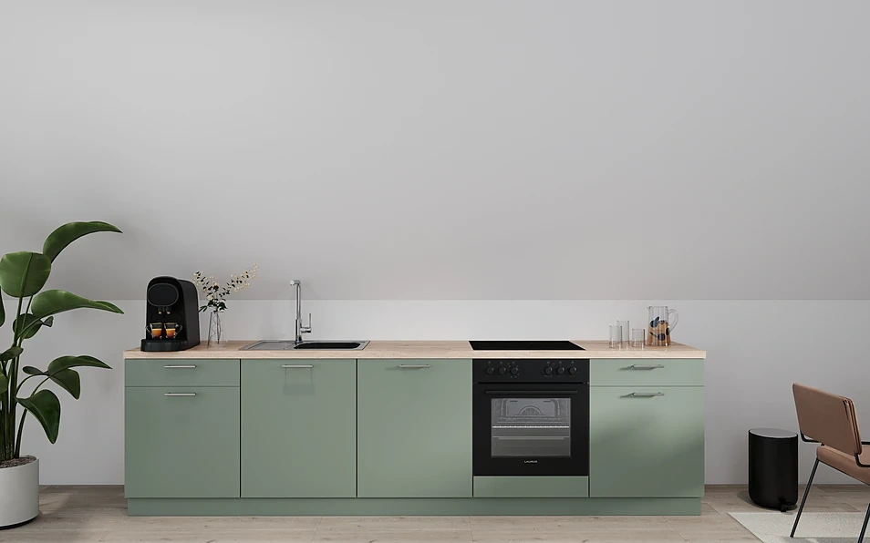 Nobilia SPA Küchenzeile 300 cm nobi smart Basis Coohom 0