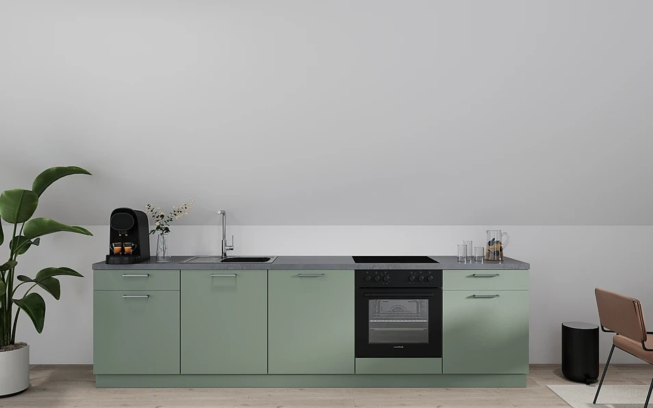 Nobilia SPA Küchenzeile 300 cm nobi smart Basis Coohom 0