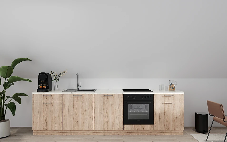 Nobilia SPA Küchenzeile 300 cm nobi smart Basis Coohom 0