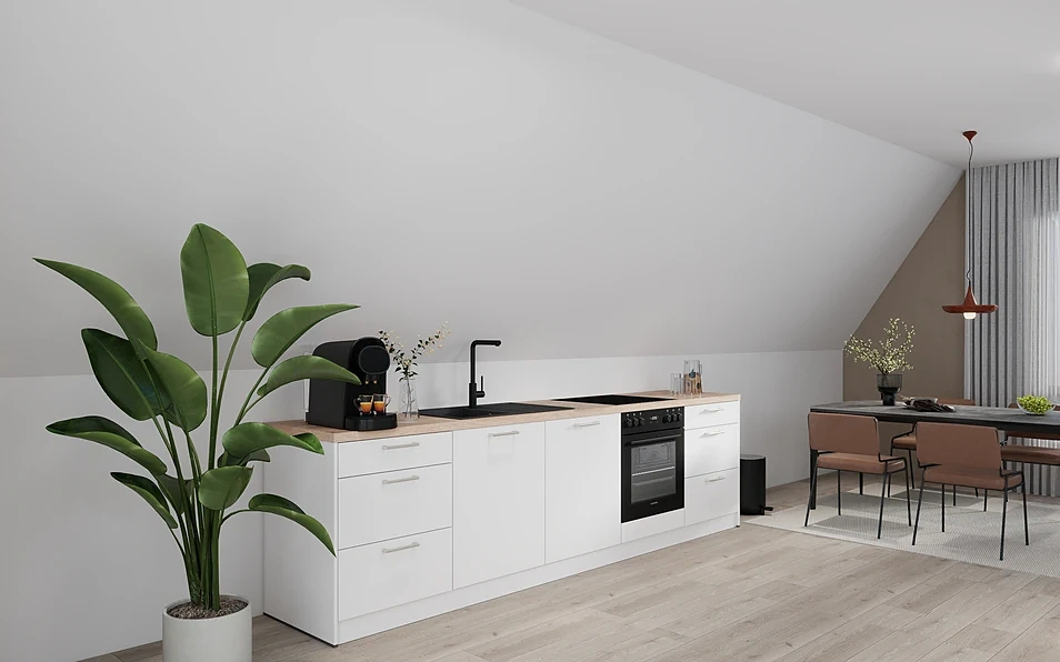 Nobilia SPA Küchenzeile 304 cm nobi smart Komfort Coohom 1