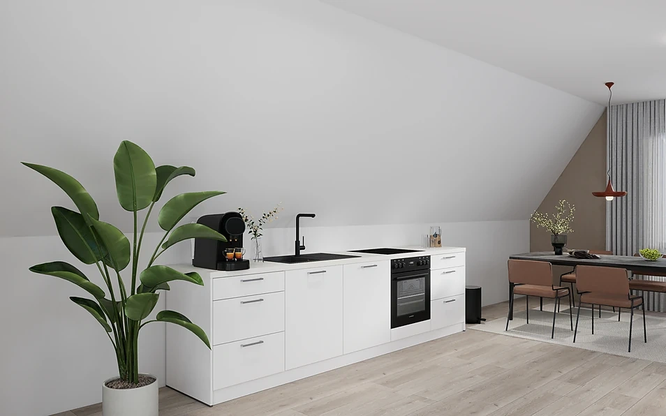Nobilia SPA Küchenzeile 304 cm nobi smart Komfort Coohom 1
