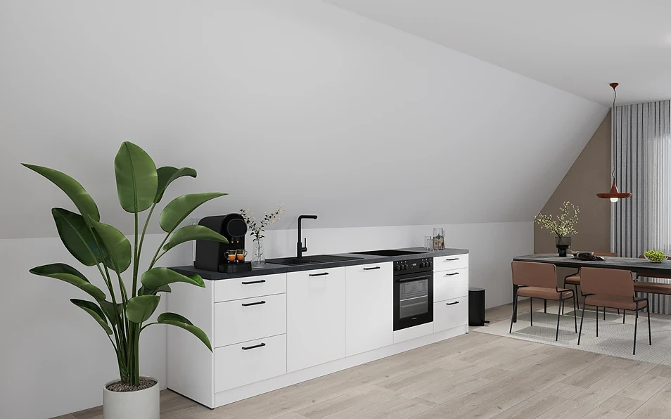 Nobilia SPA Küchenzeile 304 cm nobi smart Komfort Coohom 1