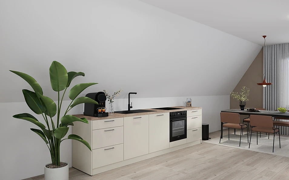 Nobilia SPA Küchenzeile 304 cm nobi smart Komfort Coohom 1