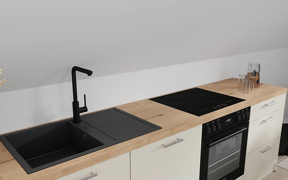 Nobilia SPA Küchenzeile 304 cm nobi smart Komfort Coohom 2