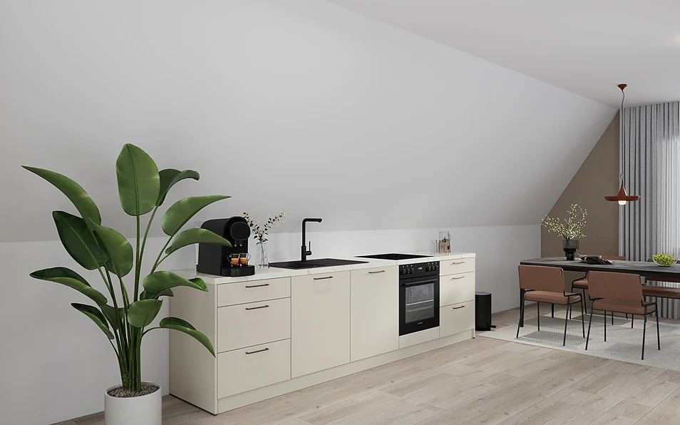 Nobilia SPA Küchenzeile 304 cm nobi smart Komfort Coohom 1