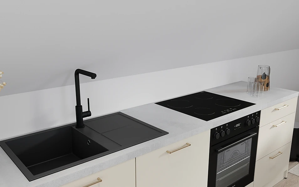 Nobilia SPA Küchenzeile 304 cm nobi smart Komfort Coohom 2