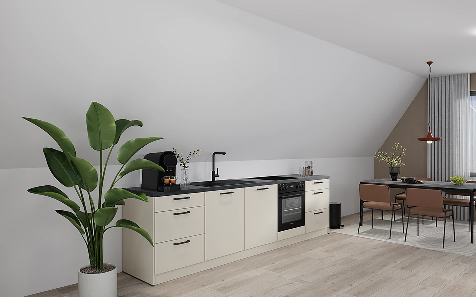 Nobilia SPA Küchenzeile 304 cm nobi smart Komfort Coohom 1