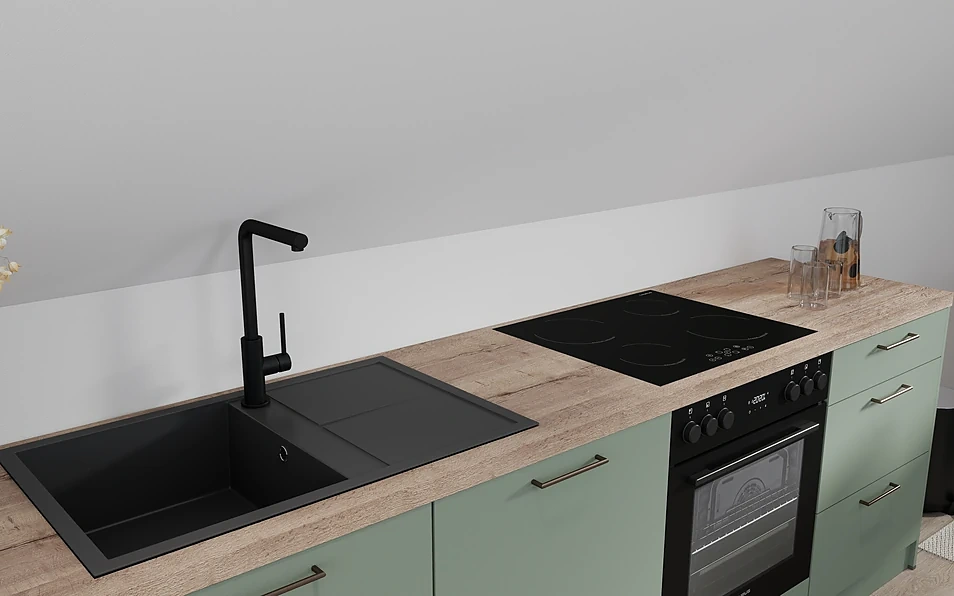 Nobilia SPA Kitchen unit 304 cm nobi smart Comfort Coohom 2