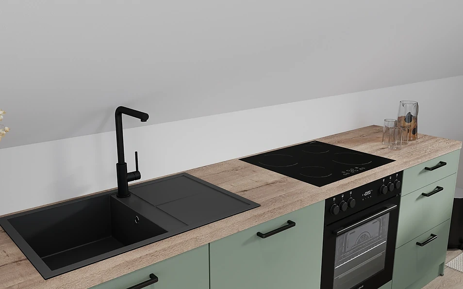 Nobilia SPA Kitchen unit 304 cm nobi smart Comfort Coohom 2