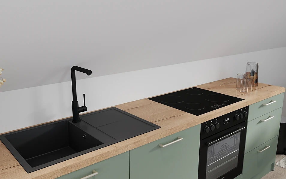 Nobilia SPA Küchenzeile 304 cm nobi smart Komfort Coohom 2
