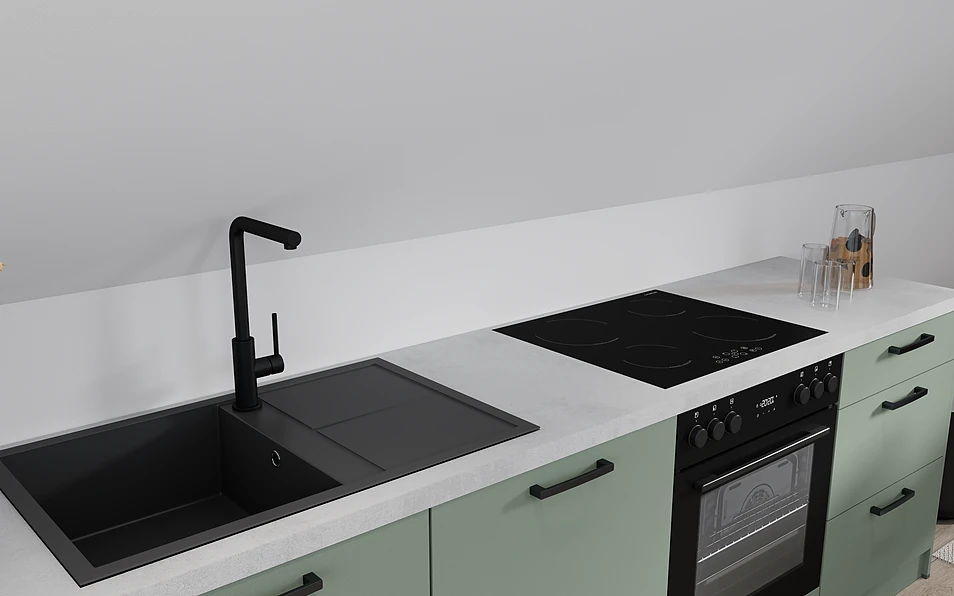 Nobilia SPA Küchenzeile 304 cm nobi smart Komfort Coohom 2
