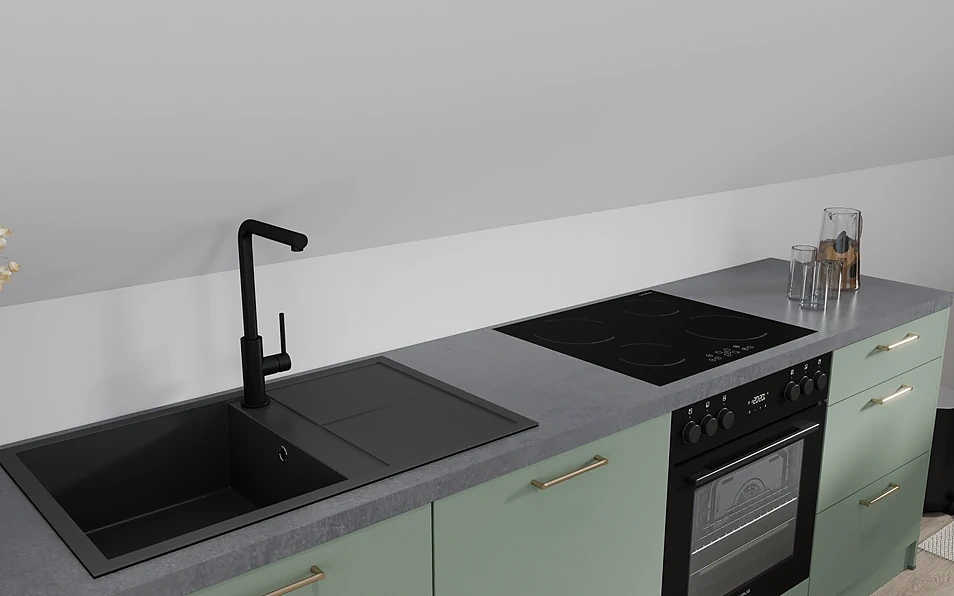 Nobilia SPA Küchenzeile 304 cm nobi smart Komfort Coohom 2