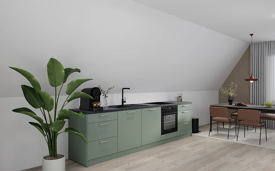 Nobilia SPA Küchenzeile 304 cm nobi smart Komfort Coohom 1