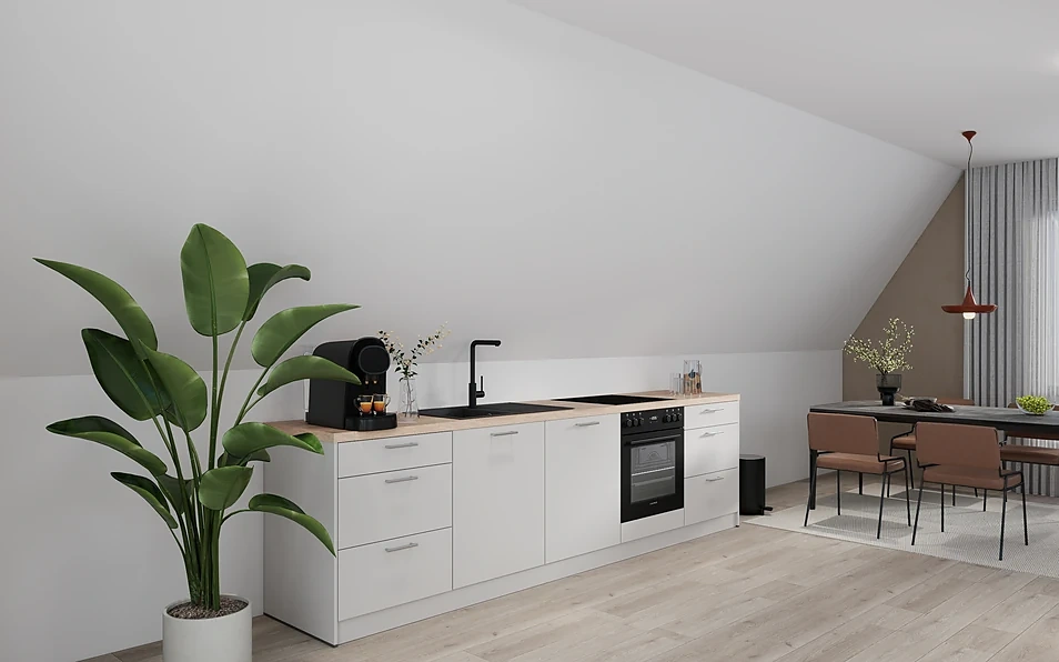 Nobilia SPA Küchenzeile 304 cm nobi smart Komfort Coohom 1