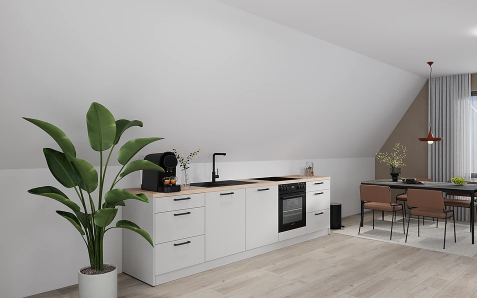 Nobilia SPA Küchenzeile 304 cm nobi smart Komfort Coohom 1