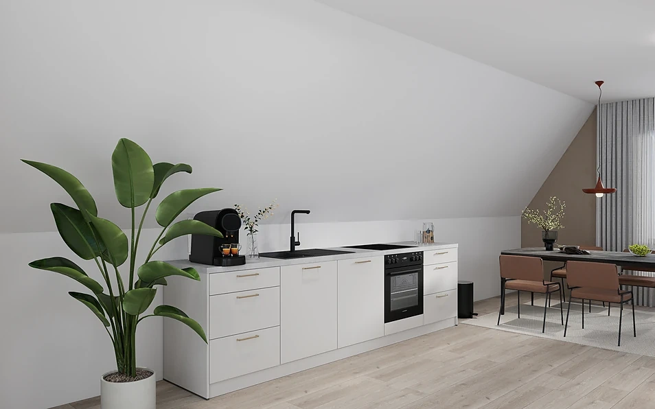 Nobilia SPA Küchenzeile 304 cm nobi smart Komfort Coohom 1