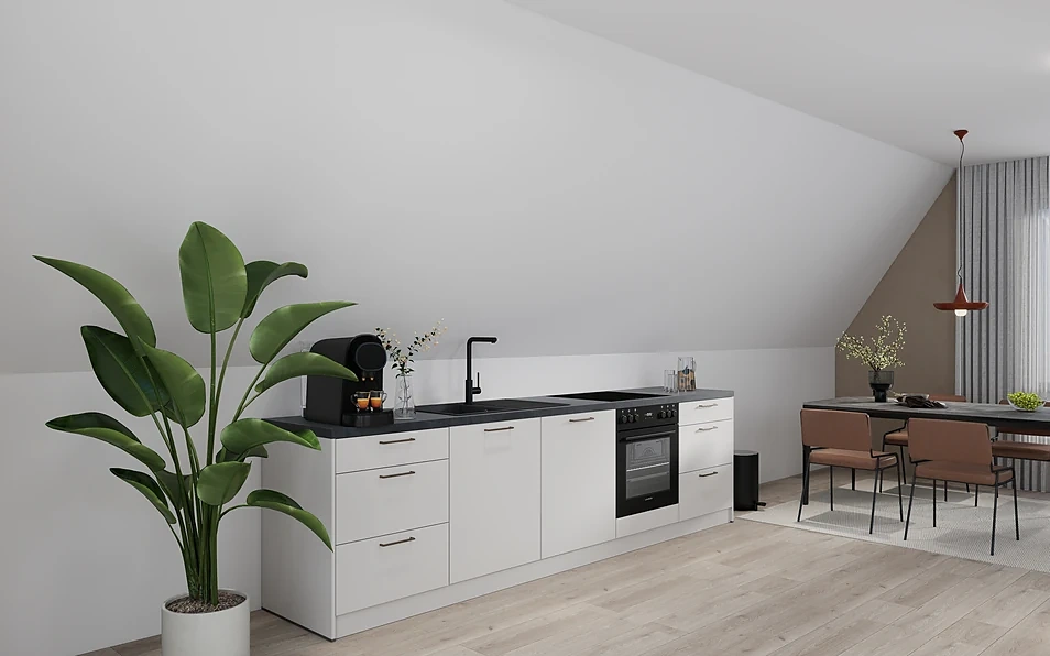 Nobilia SPA Küchenzeile 304 cm nobi smart Komfort Coohom 1