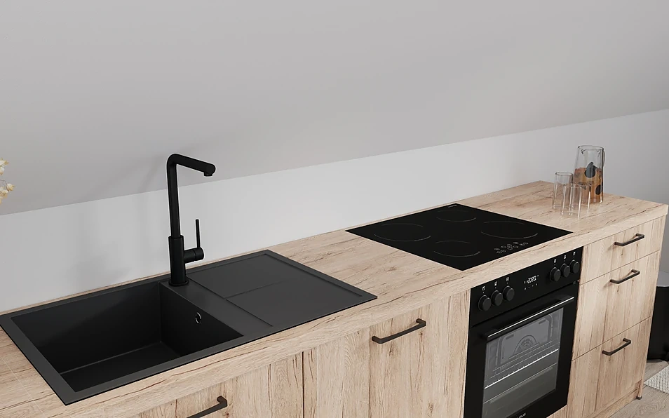 Nobilia SPA Kitchen unit 304 cm nobi smart Comfort Coohom 2