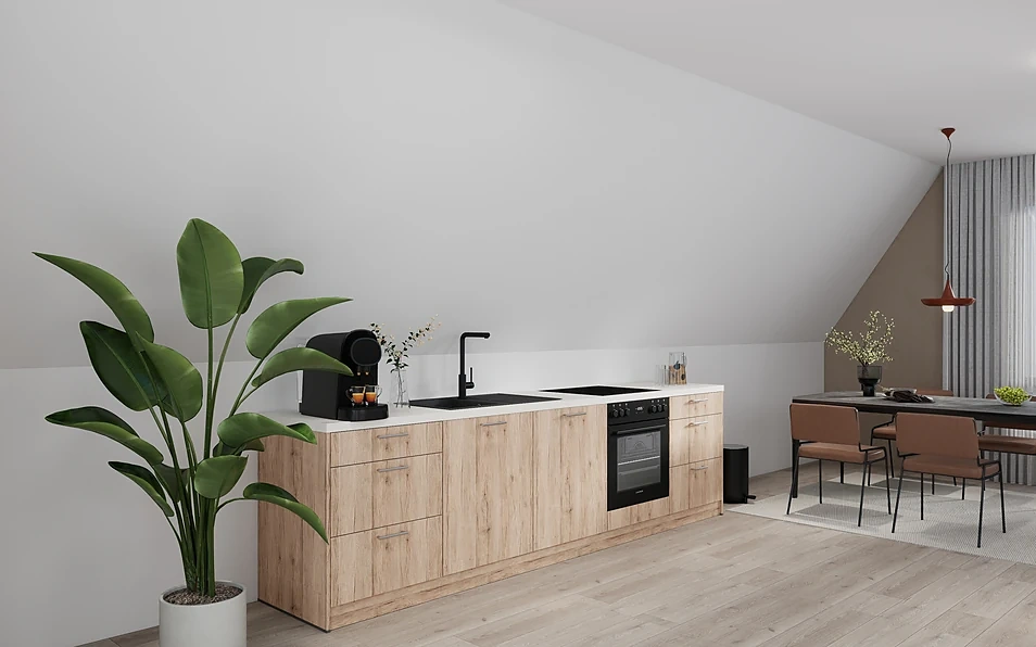 Nobilia SPA Küchenzeile 304 cm nobi smart Komfort Coohom 1