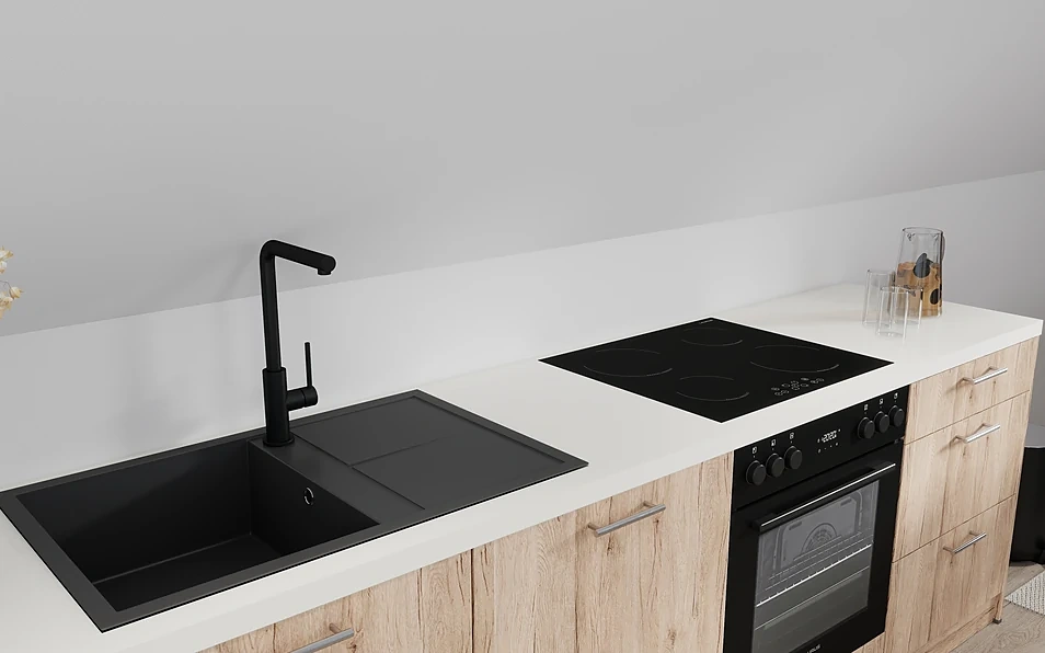 Nobilia SPA Küchenzeile 304 cm nobi smart Komfort Coohom 2