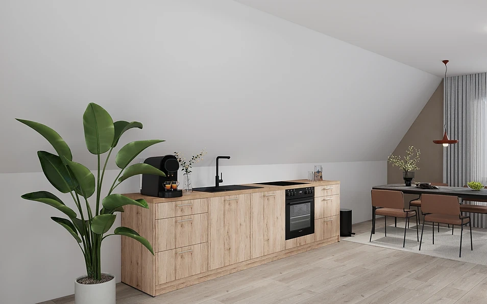 Nobilia SPA Kitchen unit 304 cm nobi smart Comfort Coohom 1
