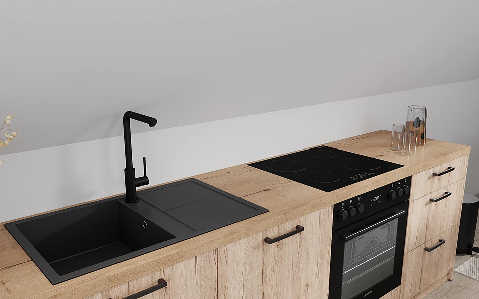 Nobilia SPA Küchenzeile 304 cm nobi smart Komfort Coohom 2