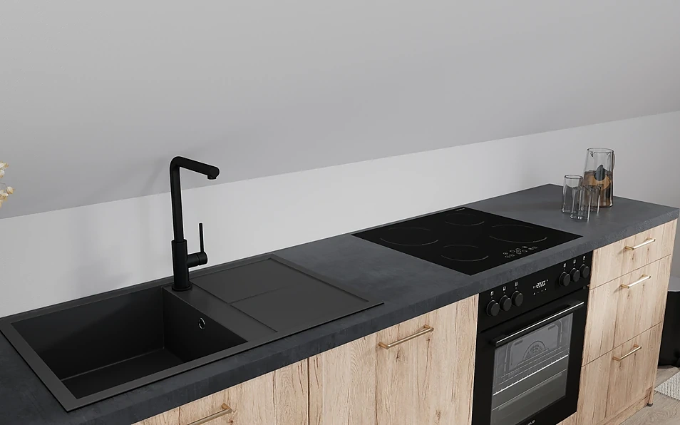 Nobilia SPA Küchenzeile 304 cm nobi smart Komfort Coohom 2