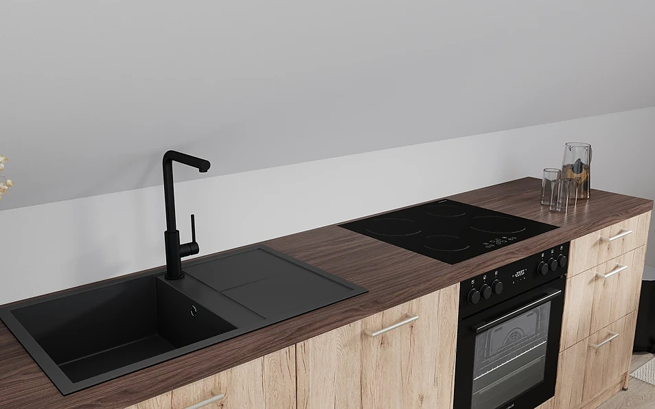 Nobilia SPA Küchenzeile 304 cm nobi smart Komfort Coohom 2