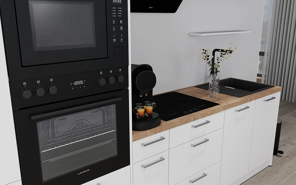 Nobilia SPA Küchenzeile 313 cm nobi smart Komfort Coohom 2