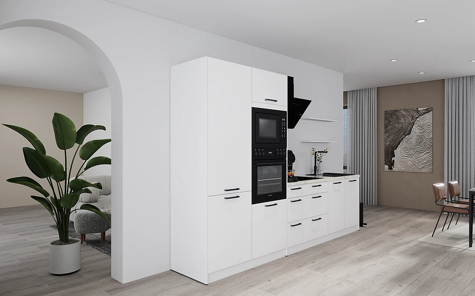 Nobilia SPA Küchenzeile 313 cm nobi smart Komfort Coohom 1