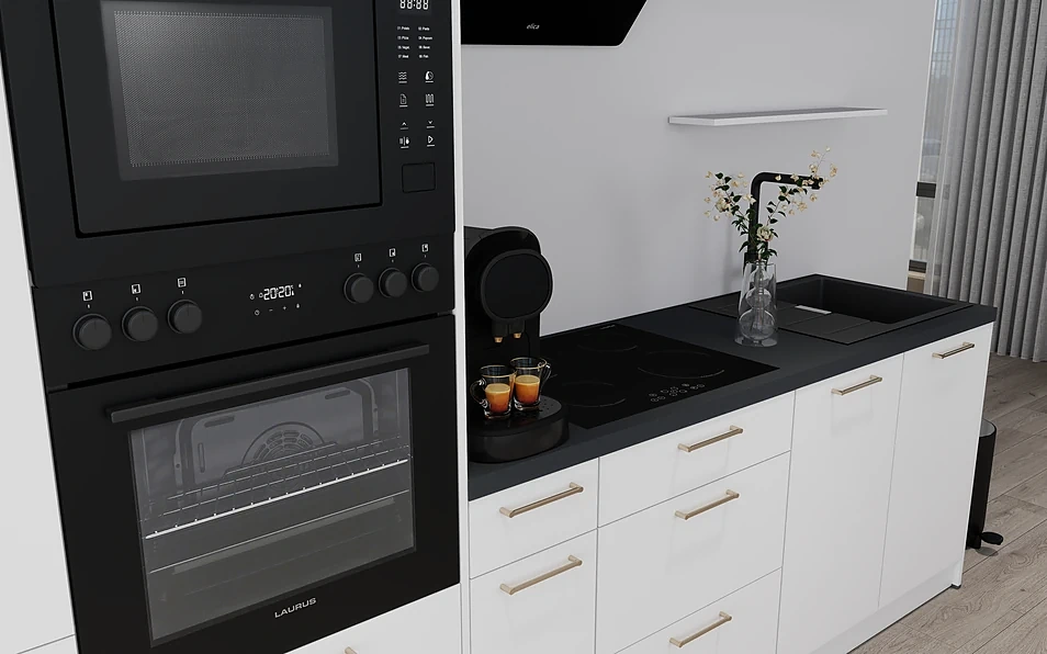 Nobilia SPA Küchenzeile 313 cm nobi smart Komfort Coohom 2