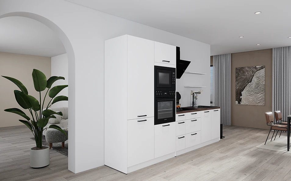 Nobilia SPA Küchenzeile 313 cm nobi smart Komfort Coohom 1