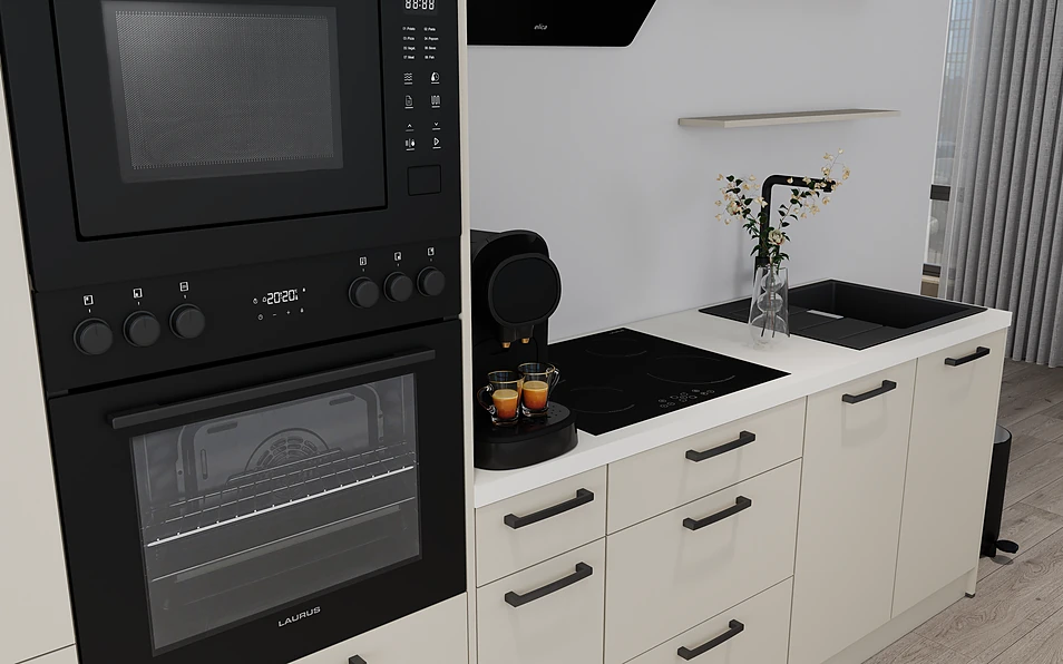 Nobilia SPA Küchenzeile 313 cm nobi smart Komfort KPS Max web 2