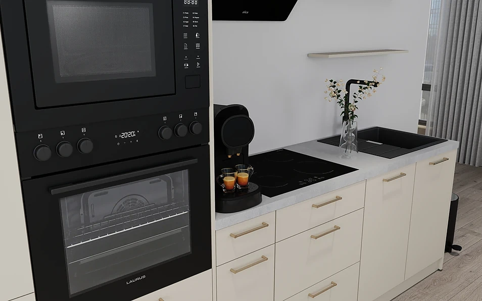 Nobilia SPA Kitchen unit 313 cm nobi smart Comfort Coohom 2