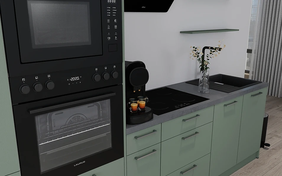 Nobilia SPA Kitchen unit 313 cm nobi smart Comfort Coohom 2