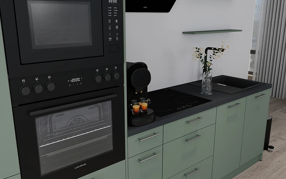 Nobilia SPA Küchenzeile 313 cm nobi smart Komfort KPS Max web 2