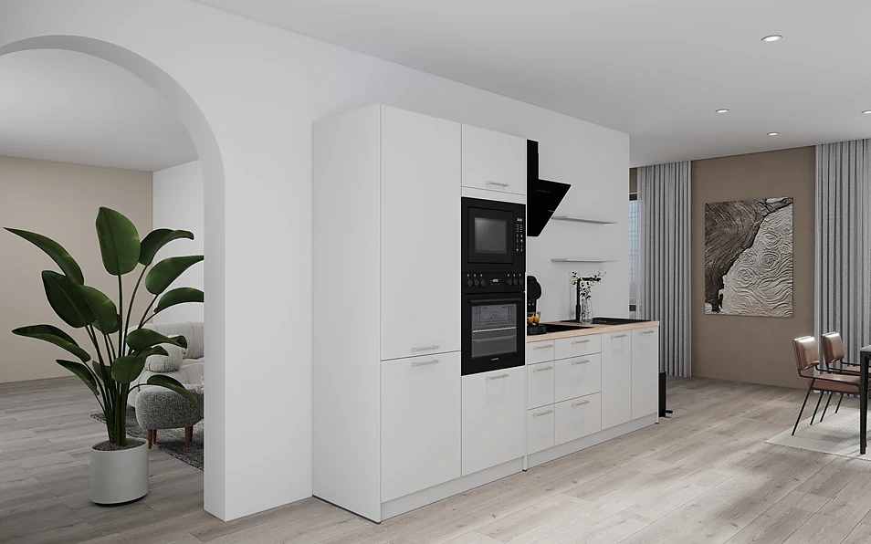 Nobilia SPA Küchenzeile 313 cm nobi smart Komfort Coohom 1