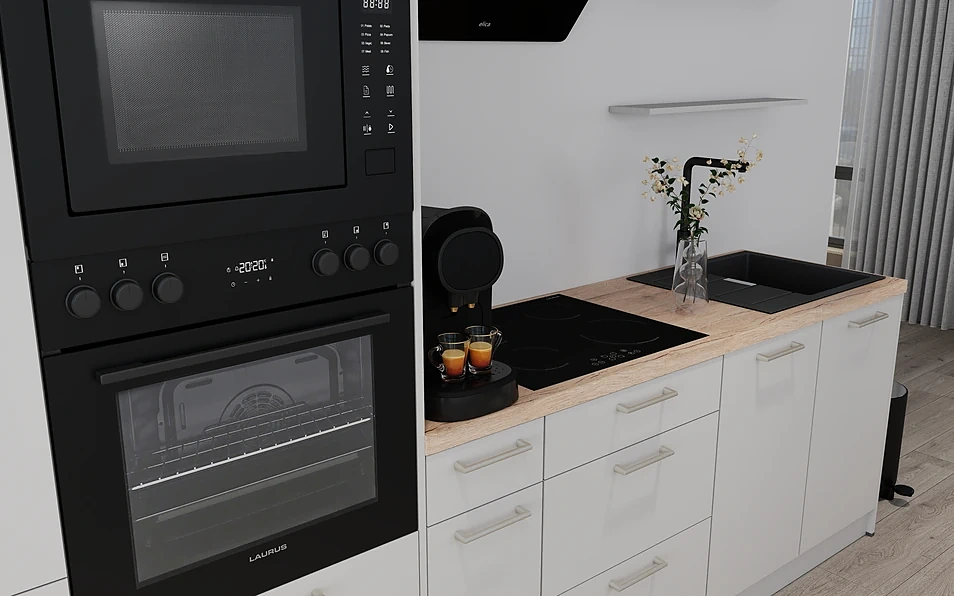 Nobilia SPA Küchenzeile 313 cm nobi smart Komfort Coohom 2