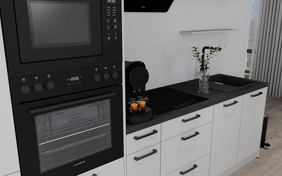 Nobilia SPA Küchenzeile 313 cm nobi smart Komfort Coohom 2