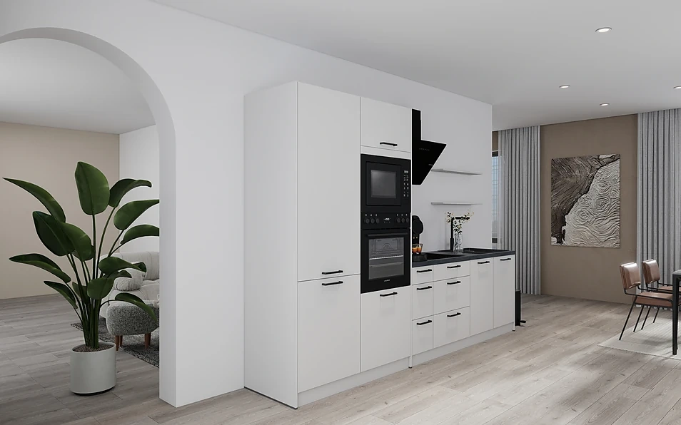Nobilia SPA Küchenzeile 313 cm nobi smart Komfort Coohom 1