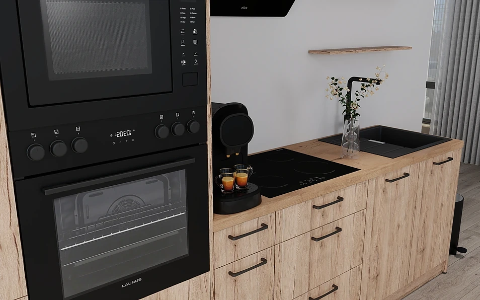 Nobilia SPA Kitchen unit 313 cm nobi smart Comfort Coohom 2