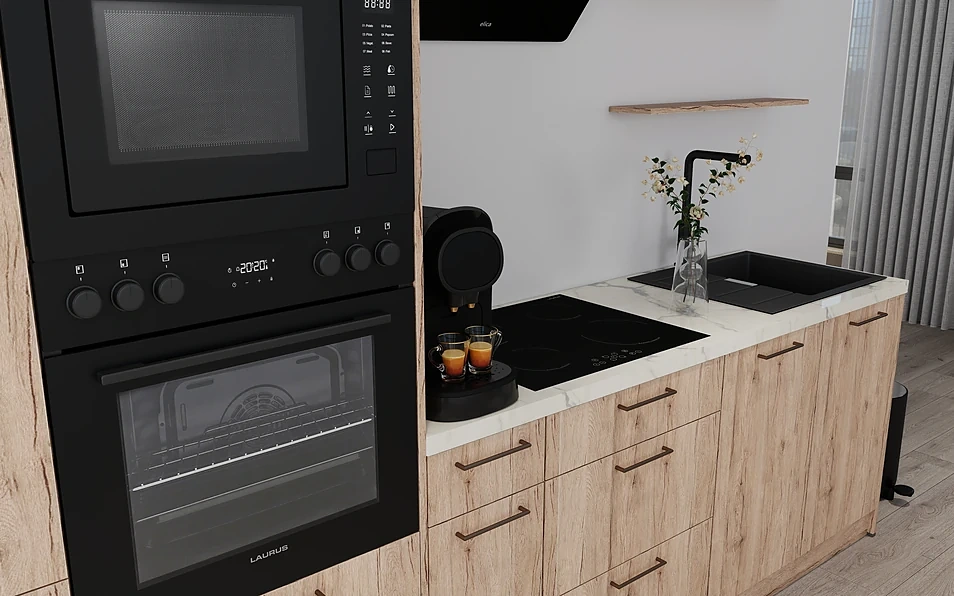 Nobilia SPA Kitchen unit 313 cm nobi smart Comfort Coohom 2