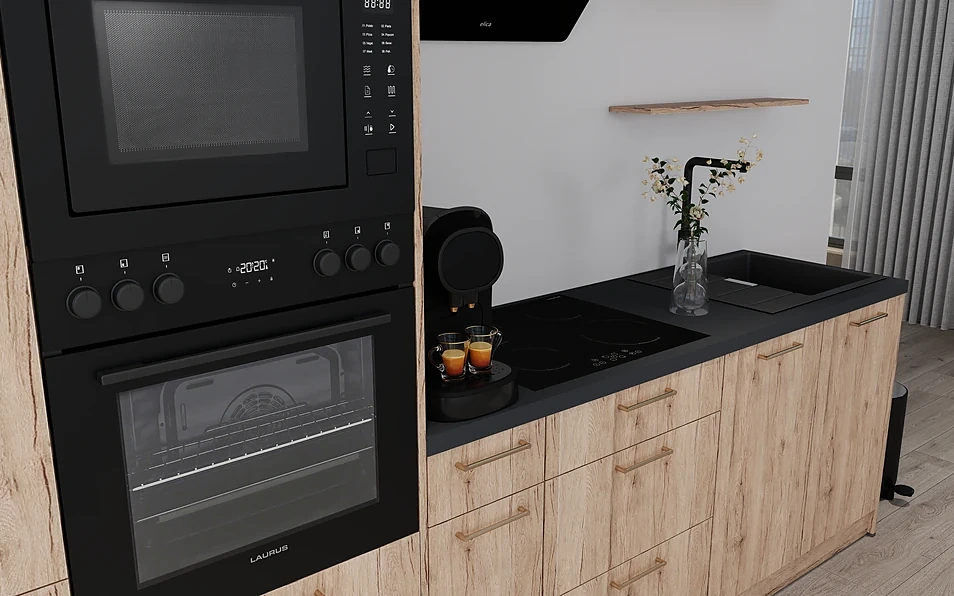Nobilia SPA Kitchen unit 313 cm nobi smart Comfort Coohom 2