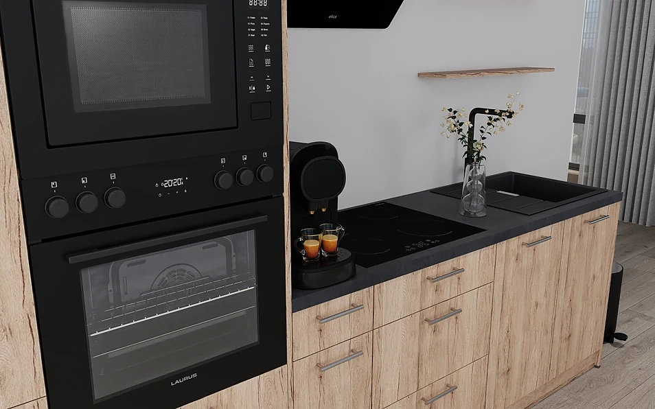 Nobilia SPA Kitchen unit 313 cm nobi smart Comfort Coohom 2