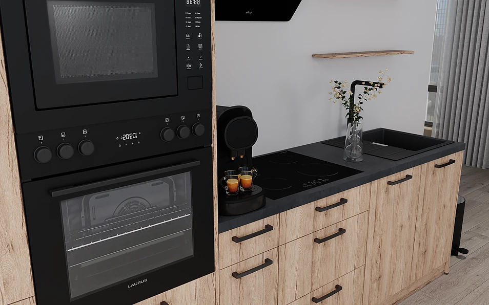 Nobilia SPA Kitchen unit 313 cm nobi smart Comfort Coohom 2